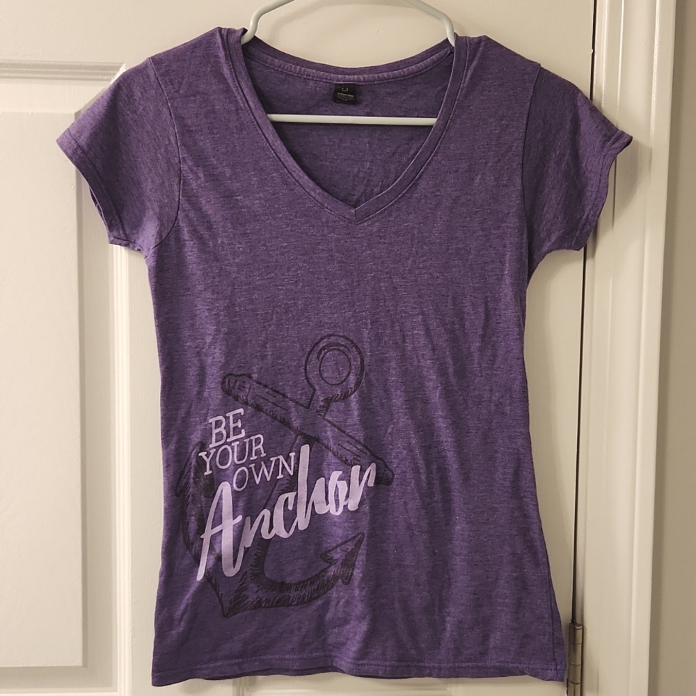 Purple Graphic T-Shirt